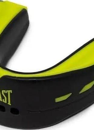 Капа для боксу everlast evershield double mouth guard черный,зеленый one size