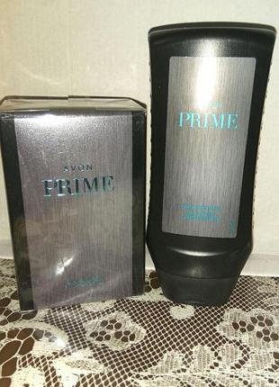 Набор для мужчин prime avon оригинал туалетная вода + шампунь - гель эйвон прайм оригинал раритет