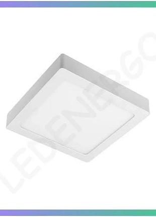 Накладной светильник gtv led matis 19w 4000k белый ip20 для потолка освещение sku_oledim_ld-man19w-nbp