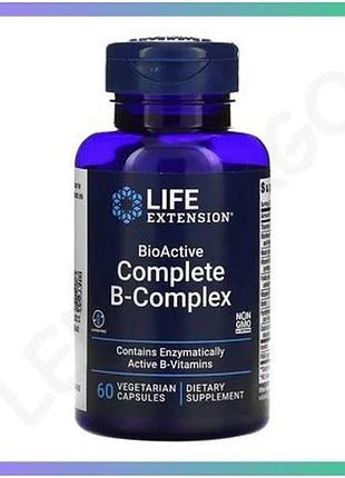 Биоактивный комплекс витаминов группы b bioactive complete b-complex 60 капсул диетическая добавка для sku_dsn_2022-10-1930