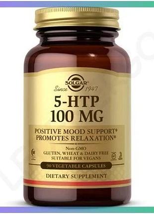 Аминокислота solgar 5-htp 100 мг 90 капсул для улучшения настроения и нормализации сна sku_fitsh_cn4845