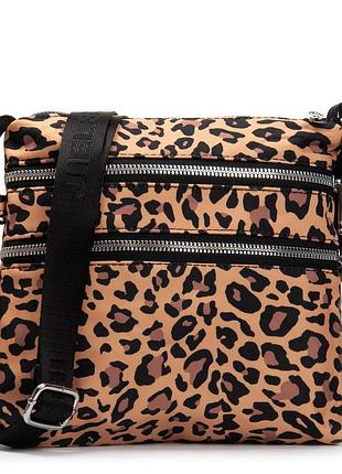Podium сумка женская текстиль полиамид jielshi 2610-2 leopard print распродажа