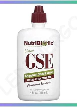 Жидкий концентрат из семян грейпфрута nutribiotic gse 118 мл веганская пищевая добавка для здоровья sku_dsn_2022-10-1728