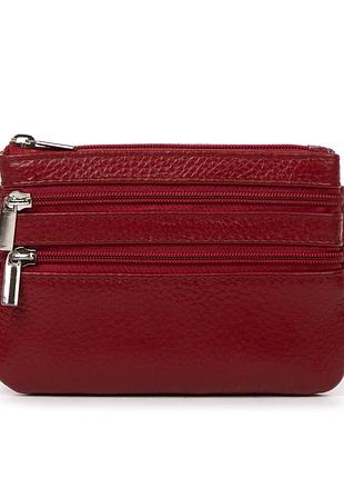 Podium косметичка кожа a-00141 bordo