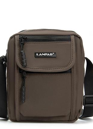 Podium сумка чоловіча планшет нейлон lanpad 0938 brown малий розпад