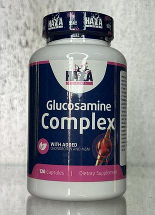 Haya labs glucosamine chondroitin & msm complex 120 caps - глюкозамин, хондроитин и мсм комплекс 120 капс