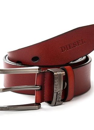 Podium ремень мужской кожа ds-006 light-brown