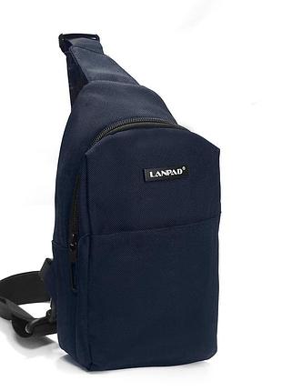 Podium сумка чоловіча на плечо нейлон lanpad 3072 blue розпада
