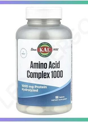 Комплекс аминокислот kal amino acid complex 1000мг 100 таблеток для роста мышечной массы и восстановле sku_dsn_2023-10-6955