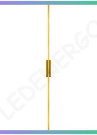 Бра goldlux aisha золотое 20вт led для освещения прикроватной зоны современный стиль