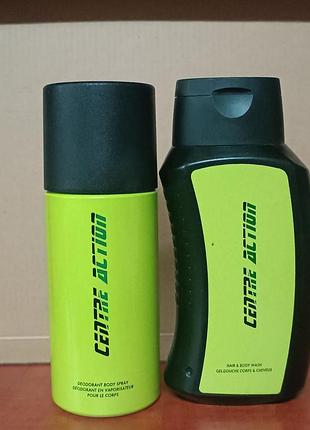 💥🌿 мужской набор avon centre action дезодорант-спрей 150 мл + шампунь-гель 200 мл