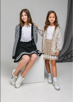 Кардиган лапки черный art knit 2