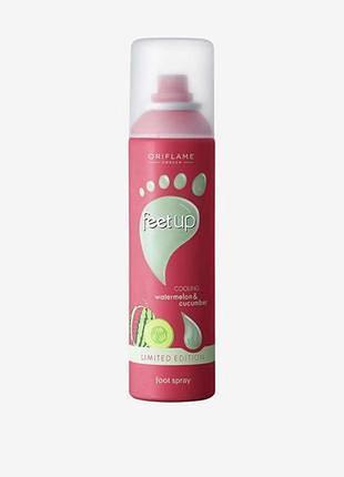 🍉🥒 освежающий спрей-дезодорант для ног oriflame “арбуз и огурец” 150 мл 🌿✨