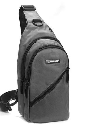 Podium сумка мужская на плечо нейлон lanpad 82084 gray распродажа
