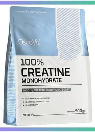 Креатин ostrovit creatine monohydrate 500 грамм без вкуса порошок для набора мышечной массы sku_fitsh_cn7486