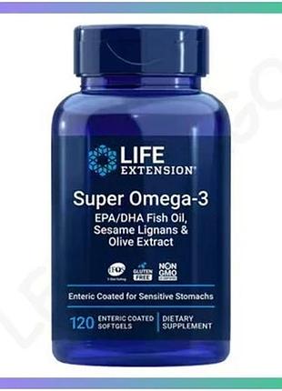 Рыбий жир super omega-3 с эпк и дгк 120 капсул для сердца и мозга диетическая добавка sku_dsn_2023-10-2657