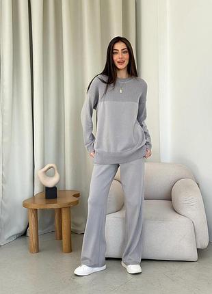 Джемпер katrin серый art knit 6