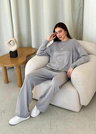 Джемпер katrin серый art knit 7