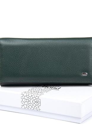 Podium гаманець classic жіноча шкіра dr. bond w501-2 green