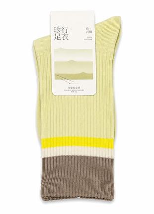 Шкарпетки високі 100 % cotton зелений