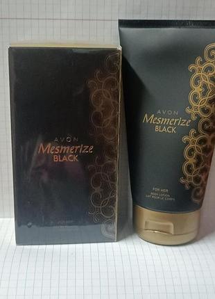 Набор mesmerize black эйвон женский парф вода 50мл парф лосьон для тела 150 мл раритет оригинал