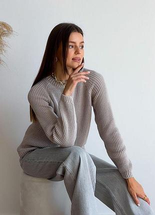 Джемпер льняной cotton art knit 2