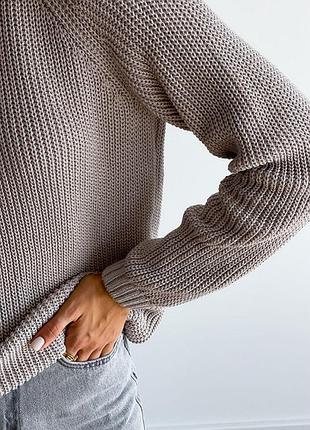 Джемпер льняной cotton art knit 3