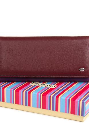 Podium кошелек rainbow женский кожа dr. bond wrs-501-2 wine red