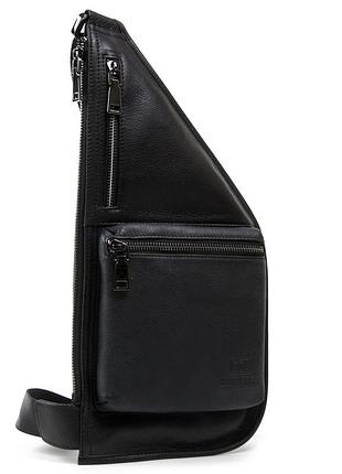 Podium сумка мужская на плечо кожа bretton be 1006-6 black