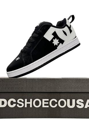 Dc shoes court graffik m black white 2