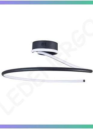 Люстра goldlux diuna черная 34вт встроенный led модуль для современного интерьера sku_gl-335722