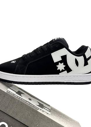 Dc shoes court graffik m black white 4