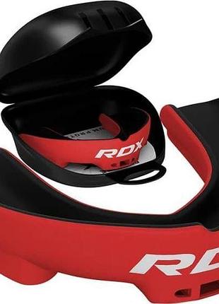 Капа rdx mouth guard adult красный,черный one size