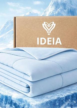 Ковдра літня охолоджувальна полуторна 140х210 см ideia для спекотних ночей і нічної пітливості, дихаюча, м’яка, легка, шовковиста