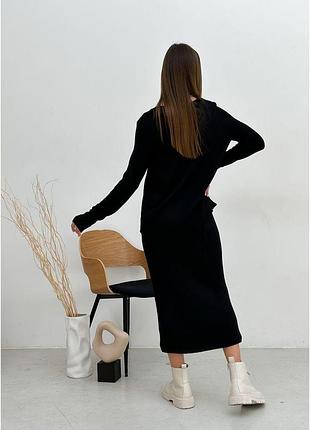 Джемпер чёрный jolie art knit 4