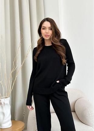 Джемпер чёрный jolie art knit 5