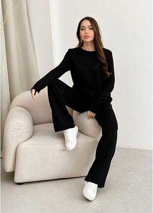 Джемпер чёрный jolie art knit 6