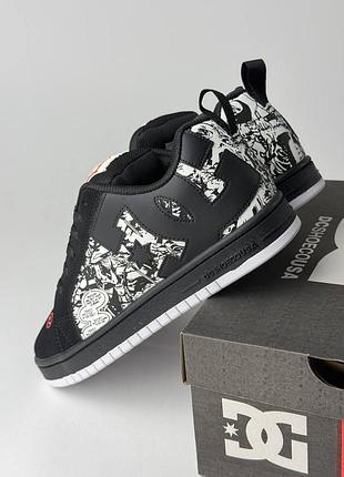 Dc x marvel deadpool court graffik black white 2