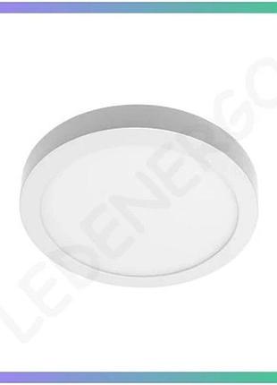 Светильник накладной gtv led oris 24w 4000k ip20 белый для потолка освещение интерьера sku_oledim_ld-orn24w-nbp