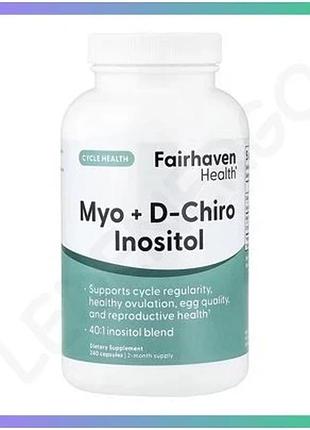 Myo d-chiro inositol 240 капсул диетическая добавка для женского здоровья фертильности и овуляции sku_dsn_2023-10-5485