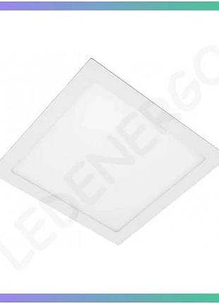 Світильник led gtv matis plus тип downlight 24w 2000lm ip44 3000k врізний білий для освітлення приміще sku_oledim_ld-maw24w-cbp4