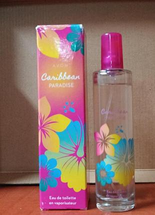 🌺🌊 туалетная вода женская caribbean paradise avon, 50 мл — оригинал, раритет снят с производства 🌊🌺
