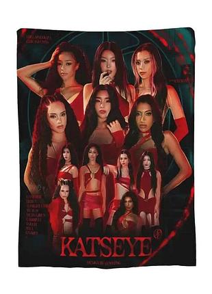Одеяло-плед katseye, покрывало k-pop 2