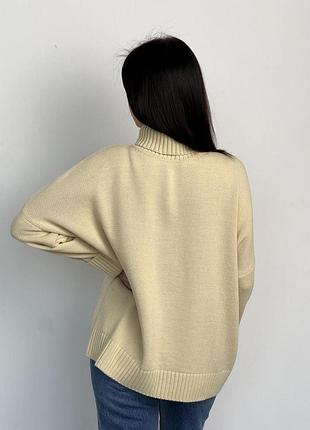 Светр sofia вершковий art knit 2