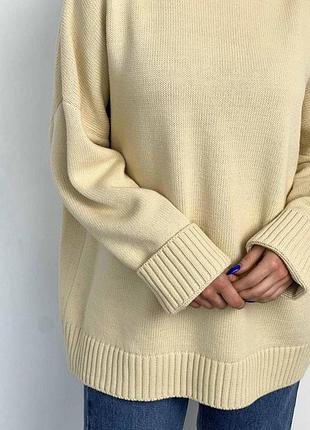 Светр sofia вершковий art knit 8