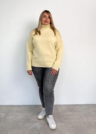 Светр sofia вершковий art knit 9