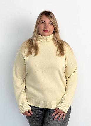 Светр sofia вершковий art knit 10
