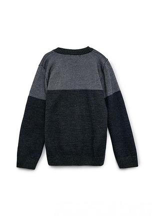 Джемпер для мальчика трио серый art knit 2