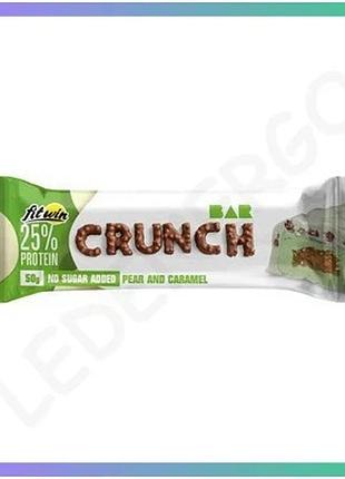 Протеїновий батончик fitwin crunch bar 25% 12x50г груша та карамель для активних людей енергетичний пе sku_dsn_2023-10-7536