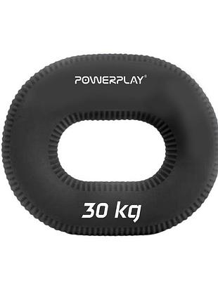 Еспандер кистьовий силіконовий powerplay pp-4336 hand grip hard 30 кг. чорний